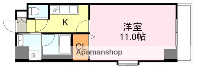 新町ASマンション(1K/2階)の間取り写真