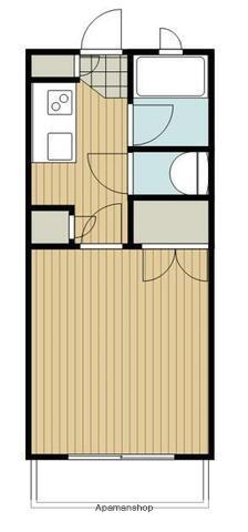 サニーパレス政所(1K/3階)の間取り写真