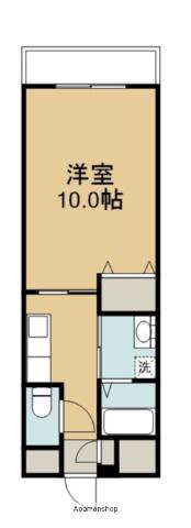 トレステーラ賀来(1K/3階)の間取り写真