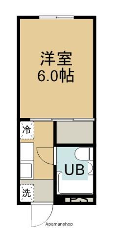 エスペランサ畑中Ⅰ(1K/3階)の間取り写真