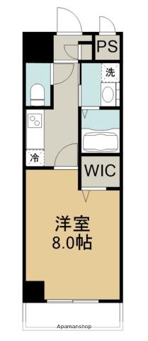 トレステーラ寿町(1K/4階)の間取り写真