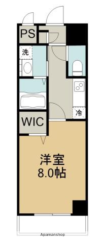 トレステーラ寿町(1K/5階)の間取り写真