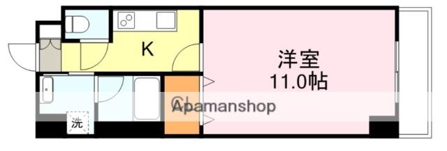 新町ASマンション(1K/2階)の間取り写真