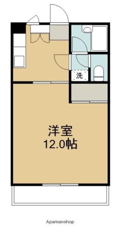 メゾン荏隈(1K/2階)の間取り写真
