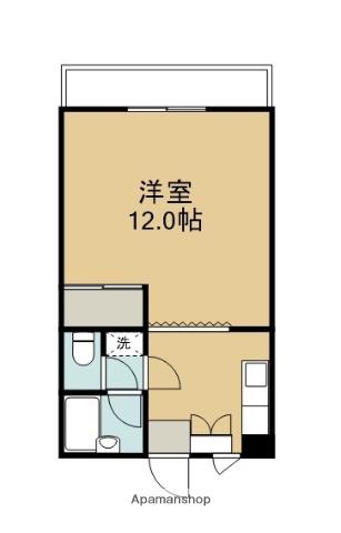 メゾン荏隈(1K/3階)の間取り写真