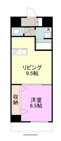 トレステーラALEXⅢ(1LDK/5階)の間取り写真