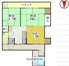 メゾン南荘園(3K/3階)の間取り写真