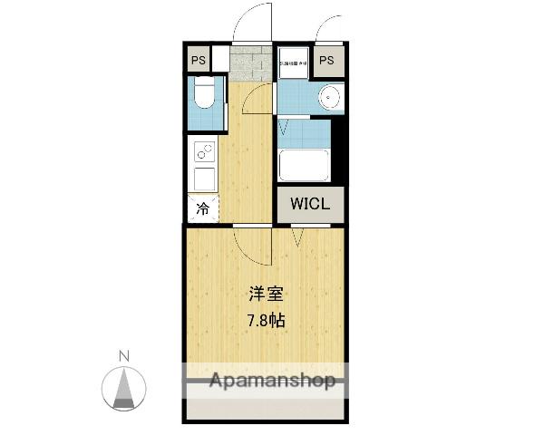スカイメゾン石垣(1K/1階)の間取り写真