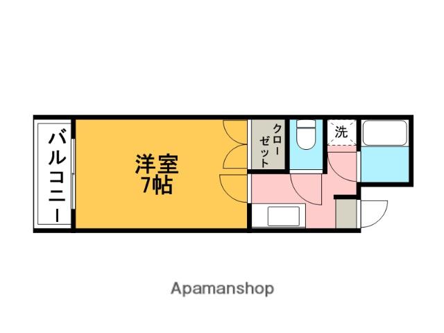 HANAKO NO5(1K/4階)の間取り写真