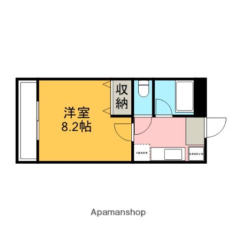 アヴァンティ(1K/2階)の間取り写真