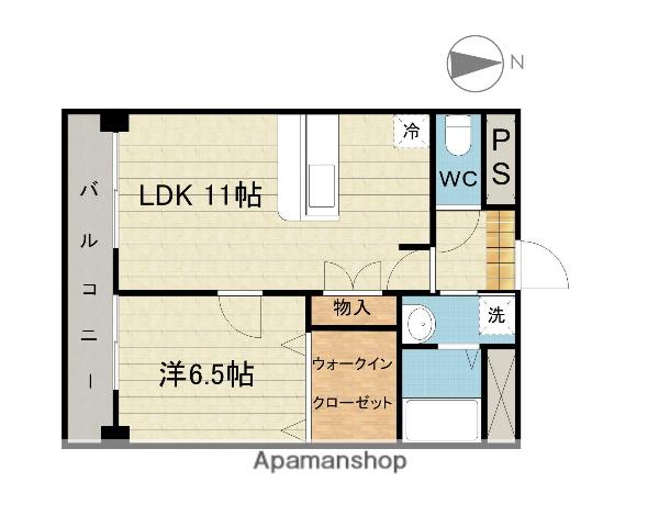 アージョスパジオ五番館(1LDK/2階)の間取り写真