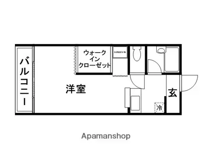 東洋第一ビル(ワンルーム/3階)の間取り写真