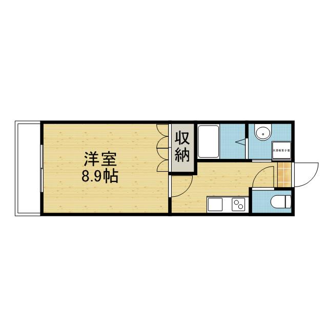 パル・川成(1K/2階)の間取り写真