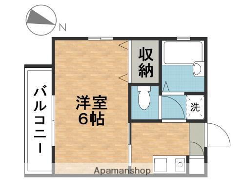 豊肥本線 大分大学前駅 徒歩13分 2階建 築30年(1K/1階)の間取り写真