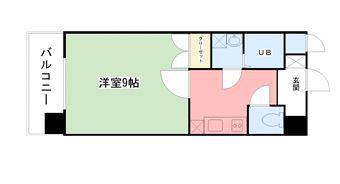 トレステーラ鶴崎(1K/3階)の間取り写真