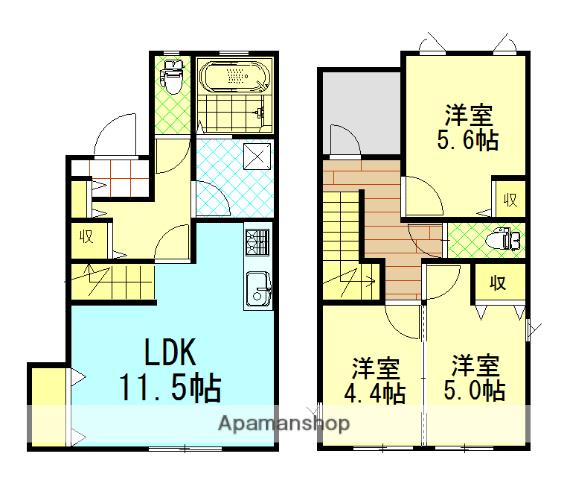レジェンドⅡ(3LDK)の間取り写真