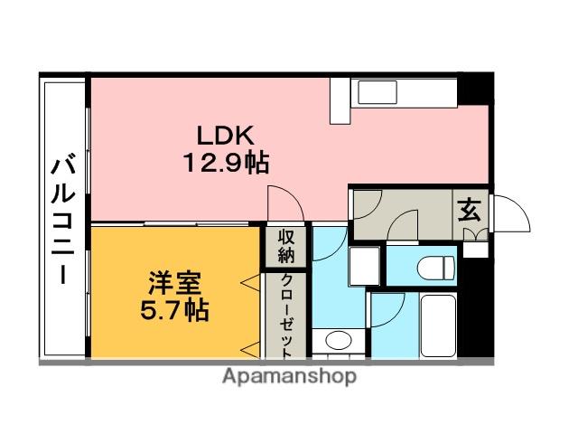 アクシオンⅢ(1LDK/2階)の間取り写真