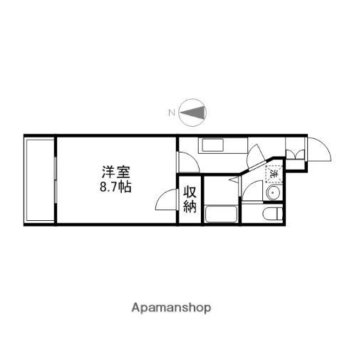リファレンス大手町(1K/8階)の間取り写真
