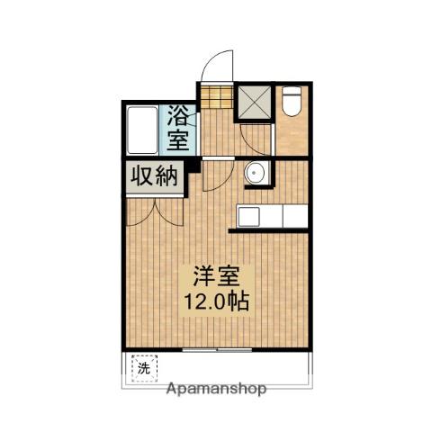 立野マンション(1K/5階)の間取り写真
