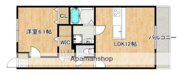 FELICIAⅡ(1LDK/3階)の間取り写真
