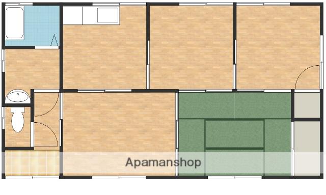 吉都線 小林駅(宮崎) 徒歩45分 1階建 築29年(4DK)の間取り写真