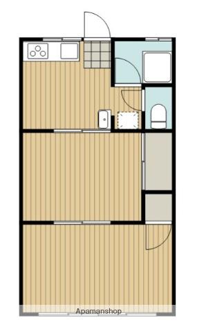 成和ハイツ(2K/1階)の間取り写真