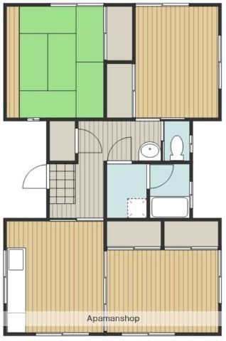 キョウロクコーポラス(3DK/1階)の間取り写真