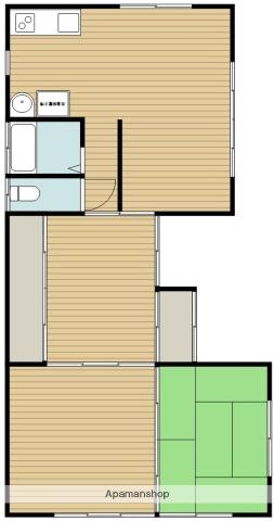 吉都線 小林駅(宮崎) 徒歩8分 1階建 築31年(3LDK)の間取り写真