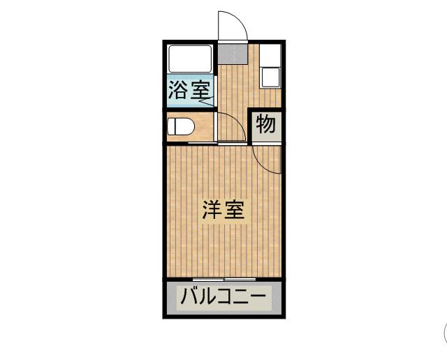 エレファントマンション8(1K/2階)の間取り写真