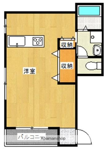 ETO 14(ワンルーム/1階)の間取り写真