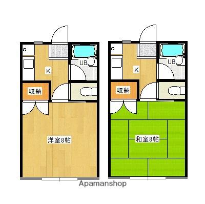 ガーデンTN-Ⅱ(1K/1階)の間取り写真