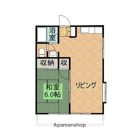 メゾンコスモス(1LDK/1階)の間取り写真