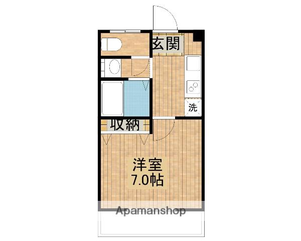 MGコーポ神宮(1K/1階)の間取り写真