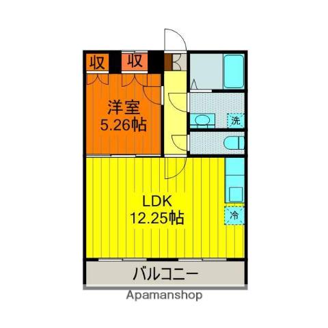 リバティコーポ(1LDK/1階)の間取り写真