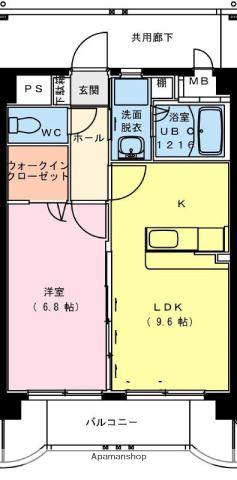 サンパティークFUTABA(1LDK/5階)の間取り写真