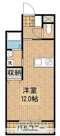 J・FEEL橘(ワンルーム/5階)の間取り写真