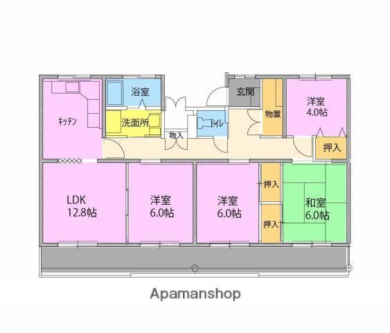 サルヴァトーレ吉村(4LDK/2階)の間取り写真