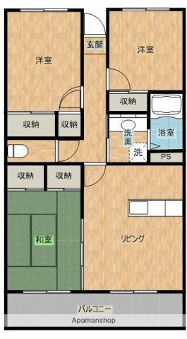 ノアホーム神宮(3LDK/2階)の間取り写真