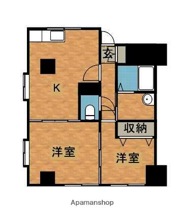 リアライズ西都(2LDK/3階)の間取り写真