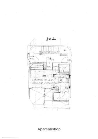 飛鳥キュービクル(ワンルーム/4階)の間取り写真