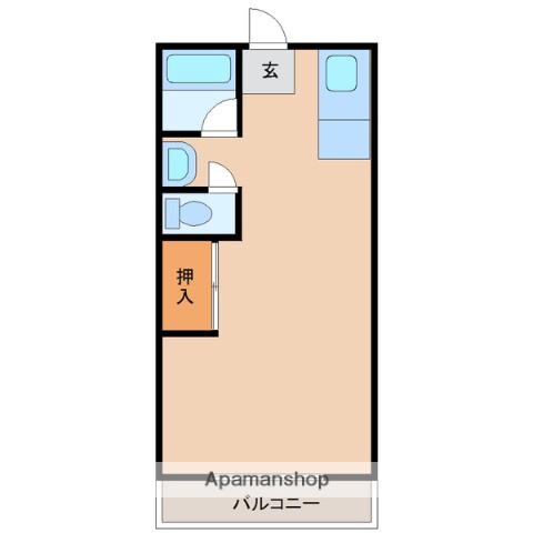 BLOCASAHI(ワンルーム/5階)の間取り写真