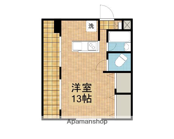 ヴェレッザ清水(ワンルーム/3階)の間取り写真