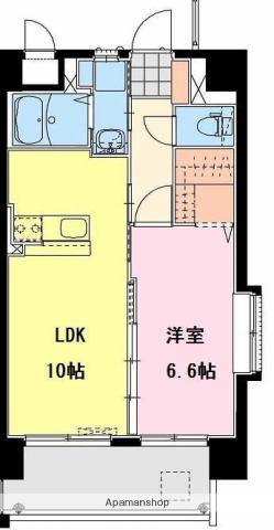 MICORI (1LDK/1階)の間取り写真