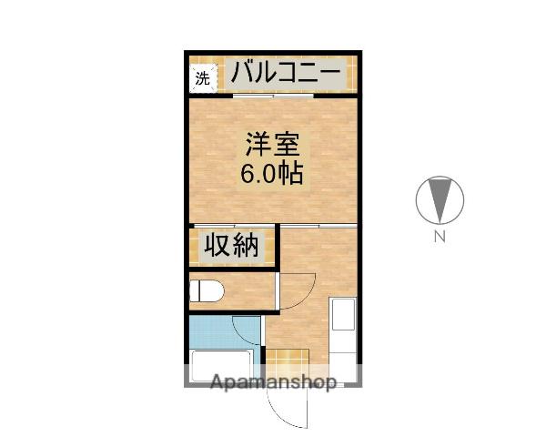 コーポSK(1K/1階)の間取り写真