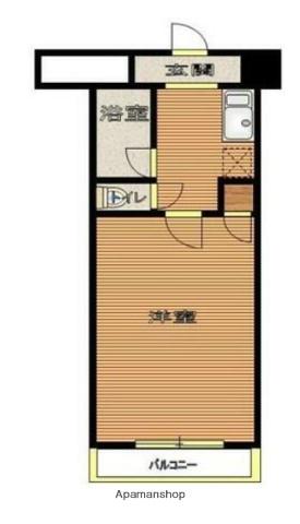 オッコーコスタ高鍋(1K/8階)の間取り写真