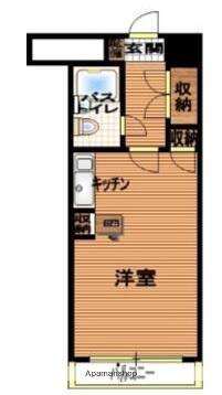 オッコーコスタ高鍋(ワンルーム/6階)の間取り写真