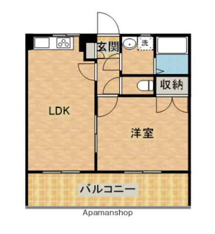 エルシティ大塚(1LDK/3階)の間取り写真