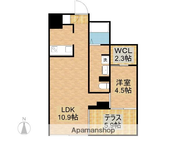 AKHC(1LDK/2階)の間取り写真