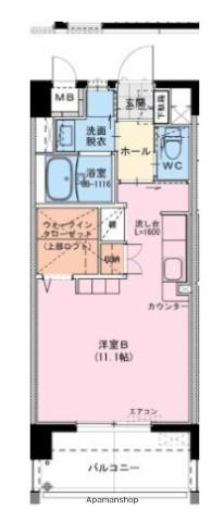 CHIC FORUM JYM (ワンルーム/3階)の間取り写真