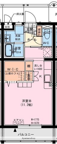 COMFORT神宮(ワンルーム/3階)の間取り写真